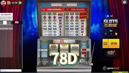 Catálogo de jogos na 78D